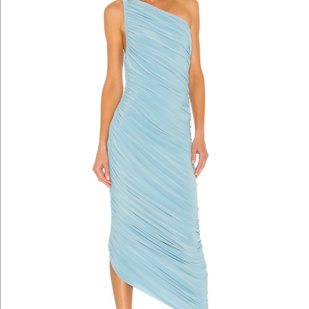 Norma Kamali Diana Dress in Powder Blue